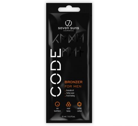 FOR MEN: Code Bronzer for Men Tanning Lotion 15ml